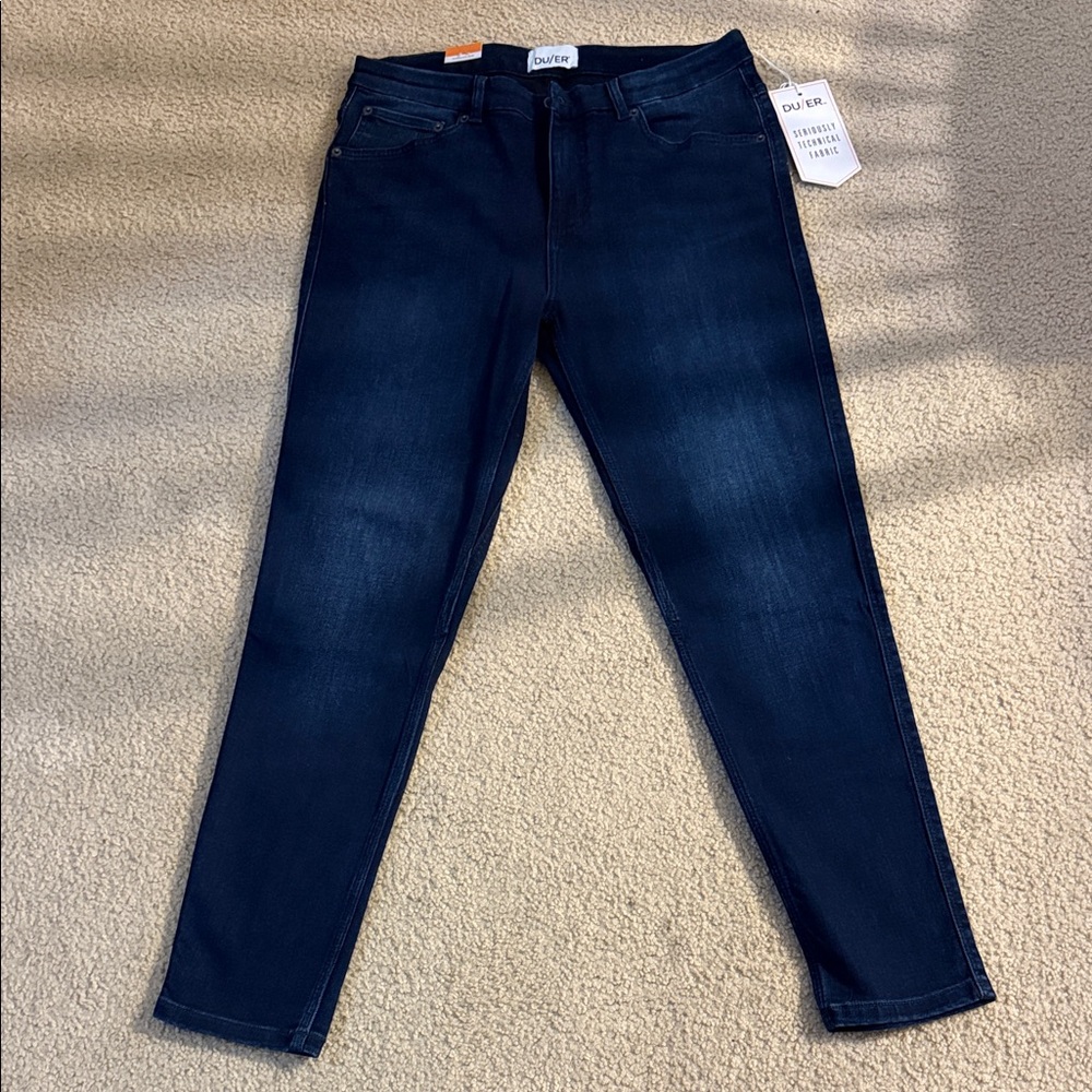 DU/ER Women's Indigo Stretch Skinny Jeans